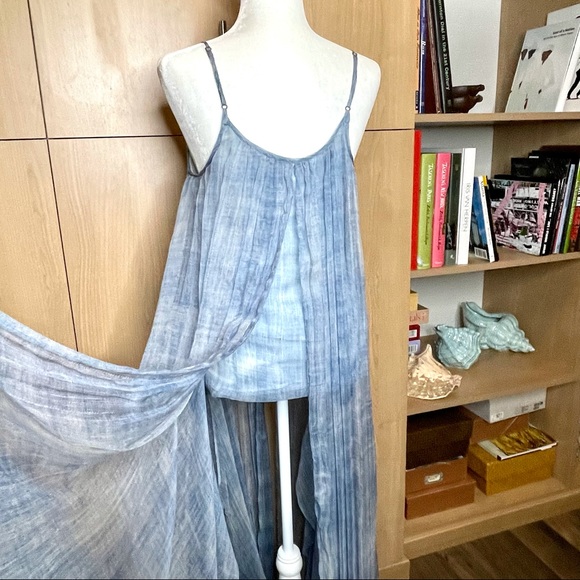 Mes Demoiselles silk chiffon flowy tank top - Picture 8 of 10
